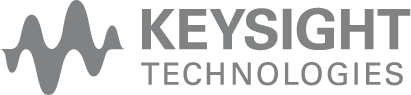 Keysight Technologies logo, featuring a stylized waveform design, representing innovation in electronic measurement and testing solutions.