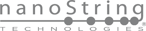nanoString Technologies logo, representing innovative solutions in genomic research and analysis.