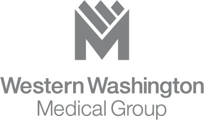 Logo of Western Washington Medical Group, featuring a stylized letter "M" and the organization's name, emphasizing healthcare services in the region.