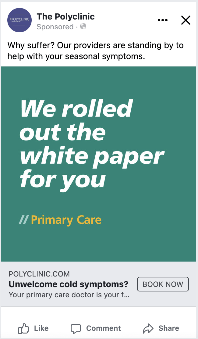 Text graphic promoting a white paper release for primary care, featuring a teal background with bold white and yellow typography.