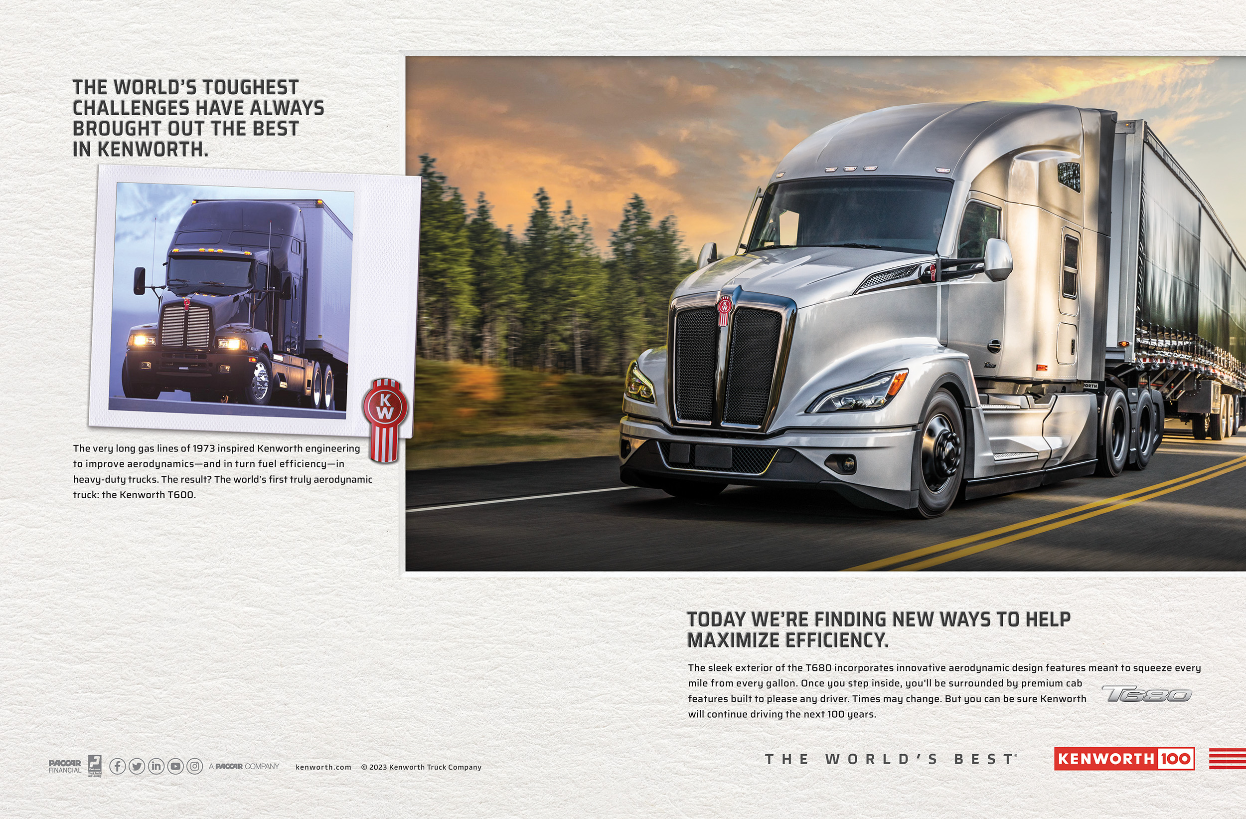 Kenworth Truck Company-100th Anniversary Print and Digital