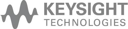 Keysight Technologies logo, featuring a stylized waveform design, representing innovation in electronic measurement and testing solutions.