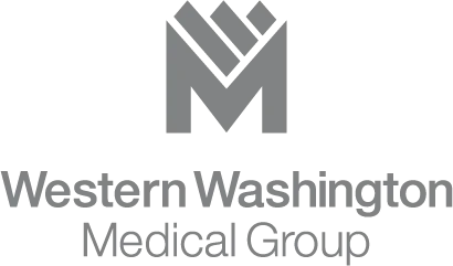 Logo of Western Washington Medical Group, featuring a stylized letter "M" and the organization's name, emphasizing healthcare services in the region.
