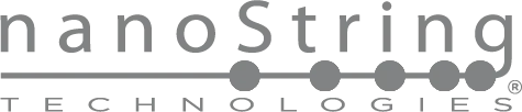 nanoString Technologies logo, representing innovative solutions in genomic research and analysis.